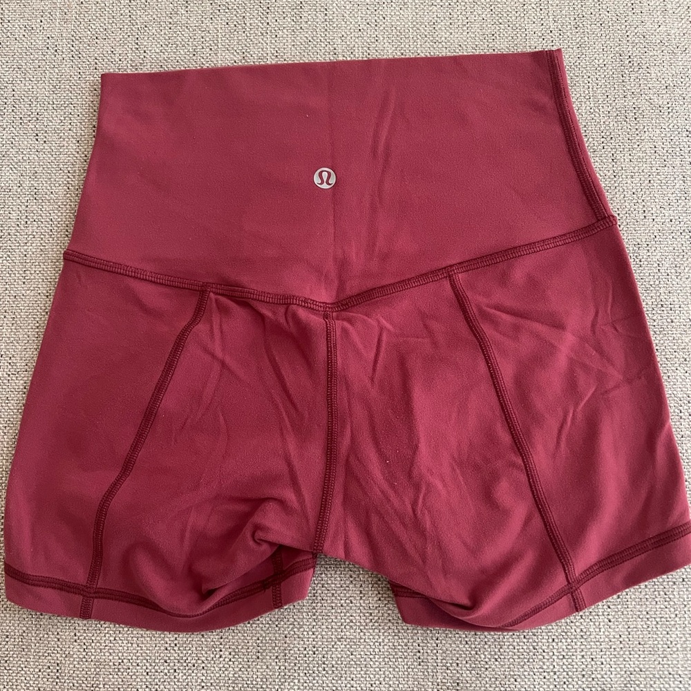 Lululemon Athletica Mauve Bike Shorts - Picture 2 of 3